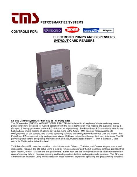 tms gas console smart card|Triangle MicroSystems PETROSMART EZ Installation.